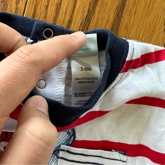 NWOT Disney Baby 2 Piece Mickey Mouse Sailor Set, 3-6 months size - Picture 7 of 15